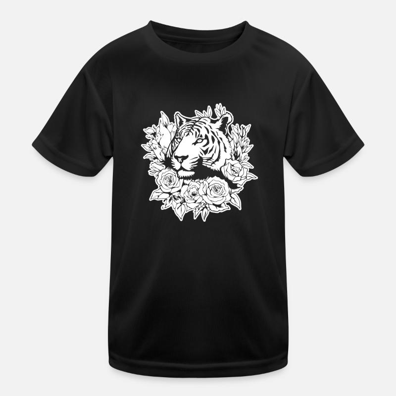Tiger Big Cat Kids Functional T-Shirt