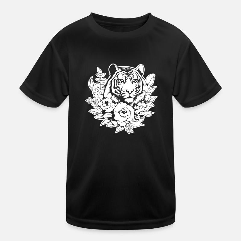 Tiger Big Cat Kids Functional T-Shirt