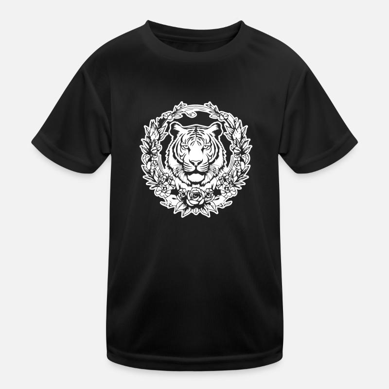 Tiger Big Cat Kids Functional T-Shirt