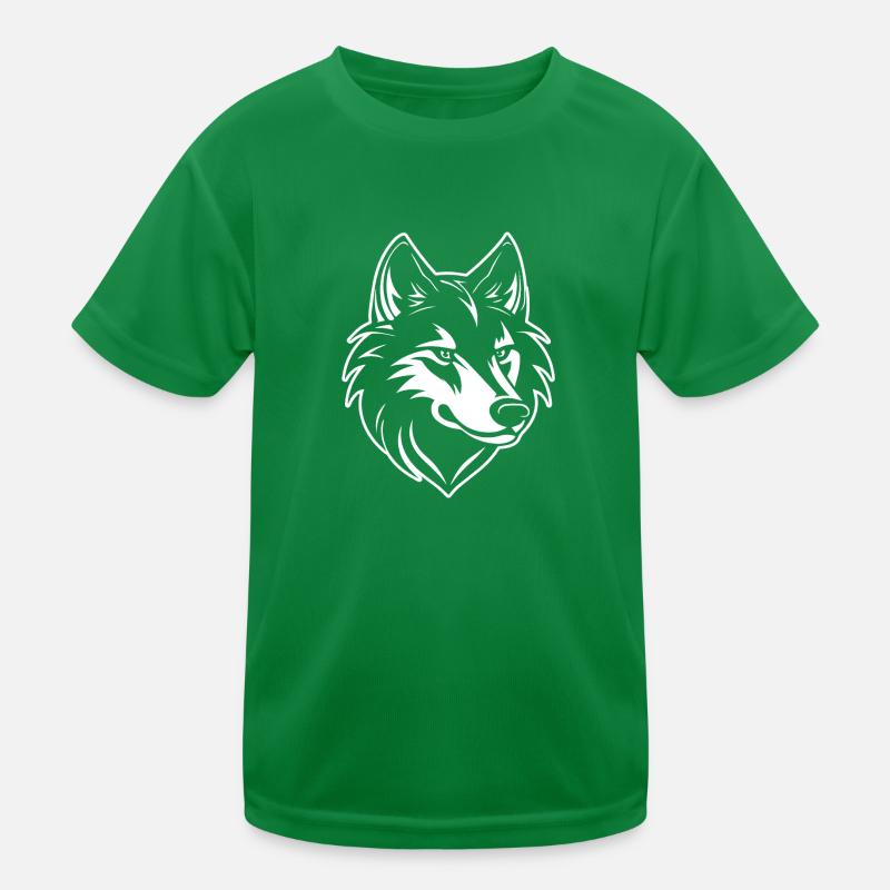 Wolf Kinder Funktions-T-Shirt