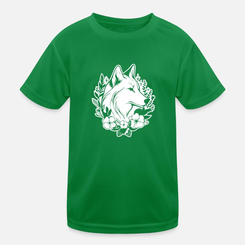 Wolf Kinder Funktions-T-Shirt