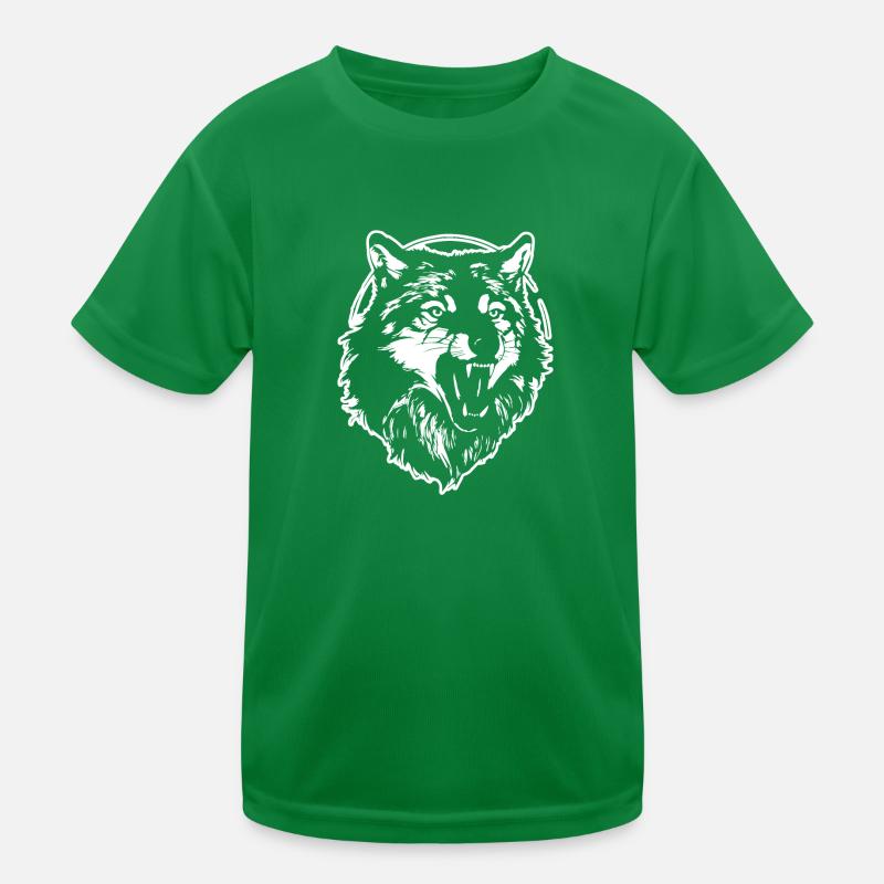 Wolf Kinder Funktions-T-Shirt