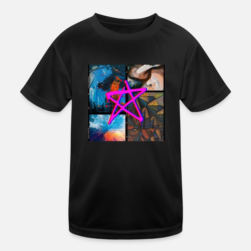 ABSTRACT Kids Functional T-Shirt