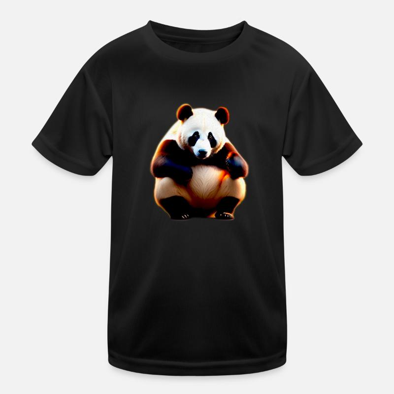 Panda Bär Kinder Funktions-T-Shirt