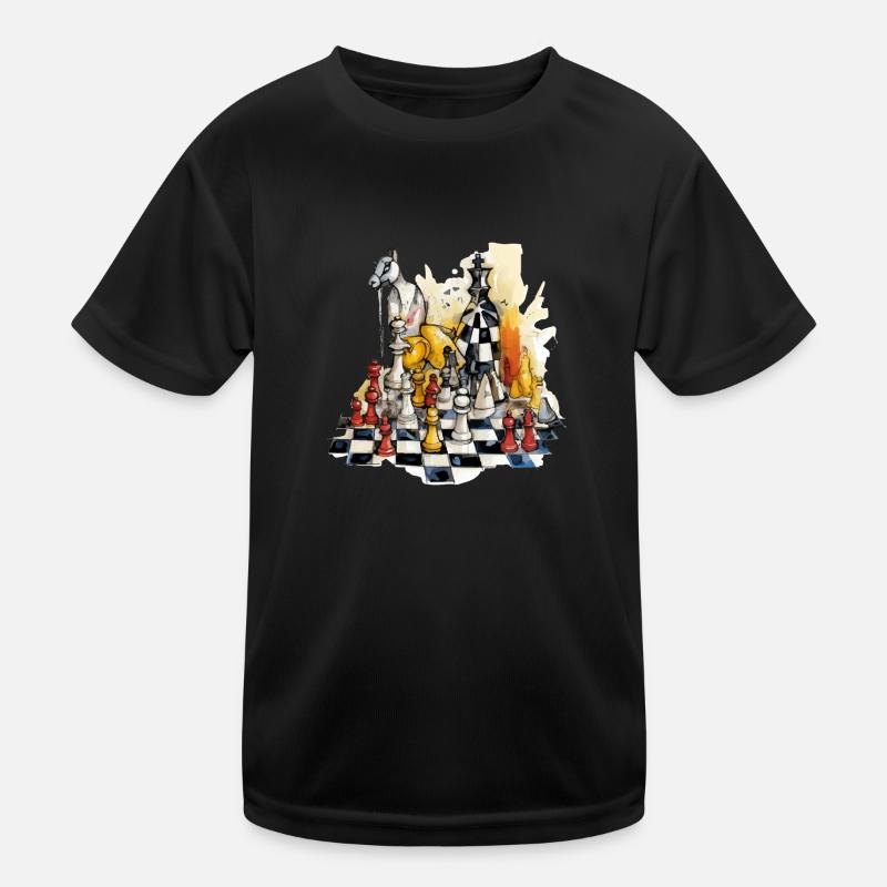 Composition échiquéenne n°2 T-shirt sport Enfant