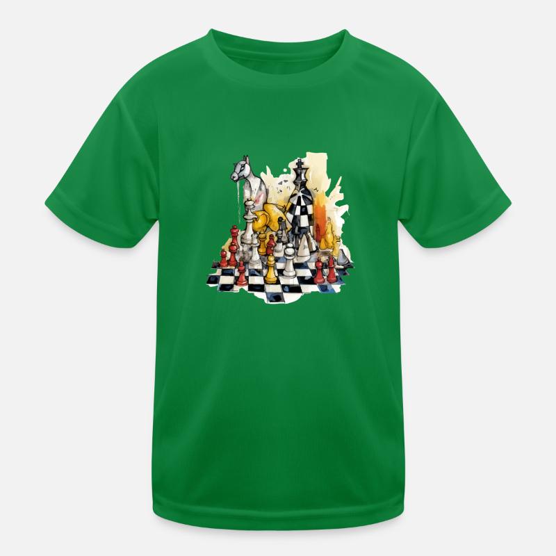 Composition échiquéenne n°2 T-shirt sport Enfant