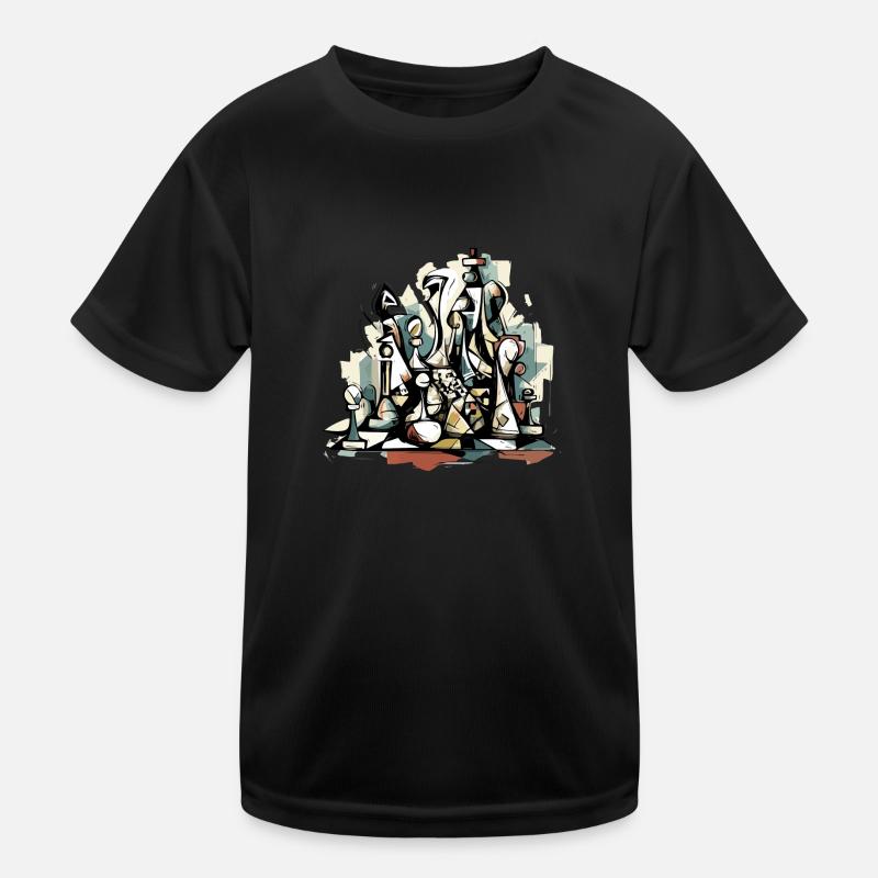 Composition échiquéenne n°5 T-shirt sport Enfant