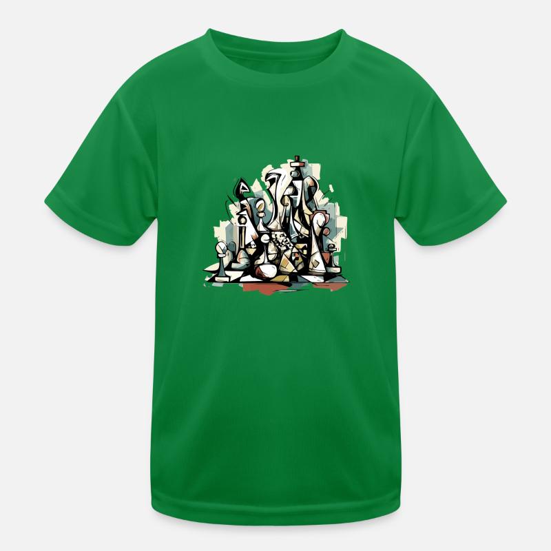 Composition échiquéenne n°5 T-shirt sport Enfant