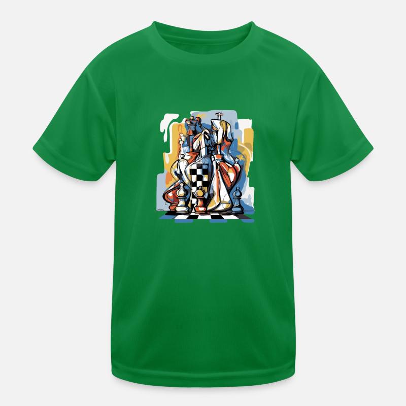 Composition échiquéenne n°3 T-shirt sport Enfant