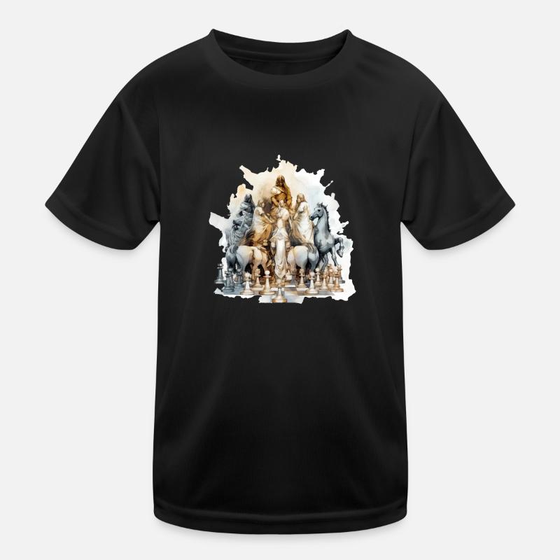 Die Venus des Schachs Kinder Funktions-T-Shirt