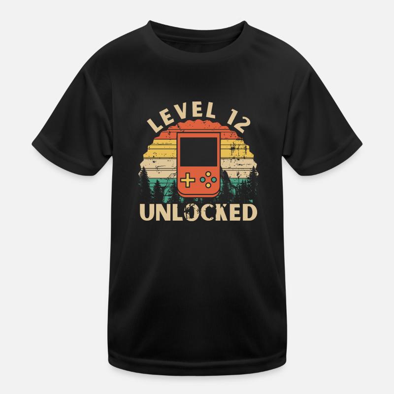 Level 12 Unlocked Kids Functional T-Shirt