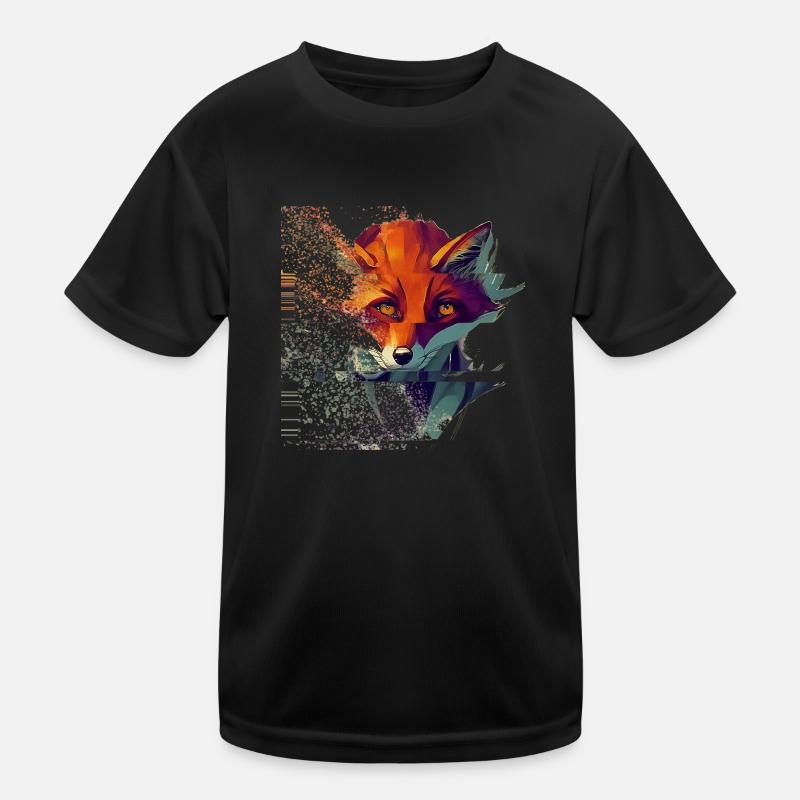 Fuchs Art Kinder Funktions-T-Shirt