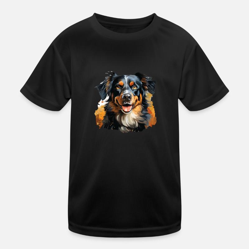 Hund Kinder Funktions-T-Shirt