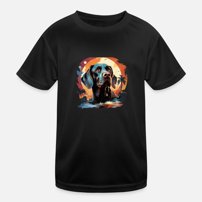 Chien T-shirt sport Enfant