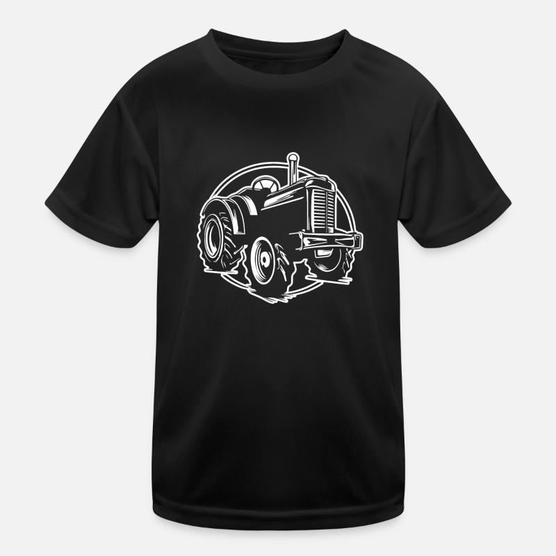 Traktor Kinder Funktions-T-Shirt