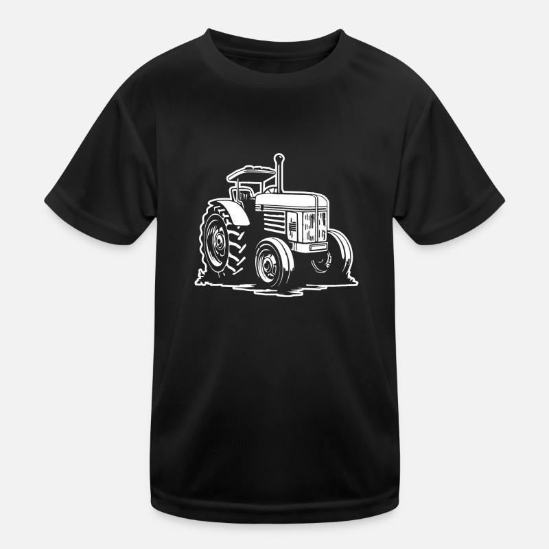 Traktor Kinder Funktions-T-Shirt