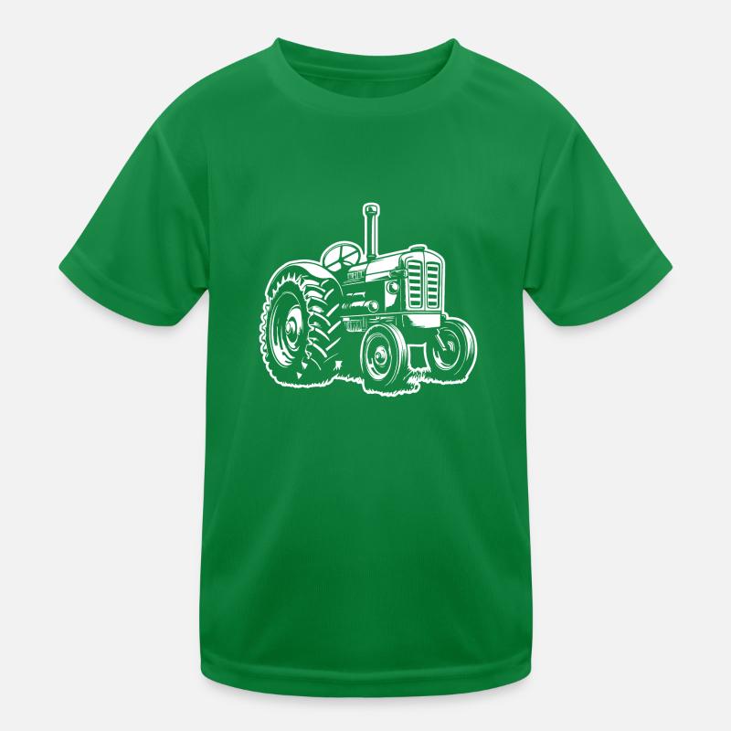 Traktor Kinder Funktions-T-Shirt