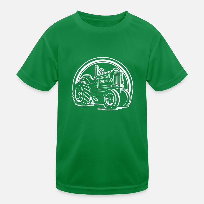 Tractor Kids Functional T-Shirt