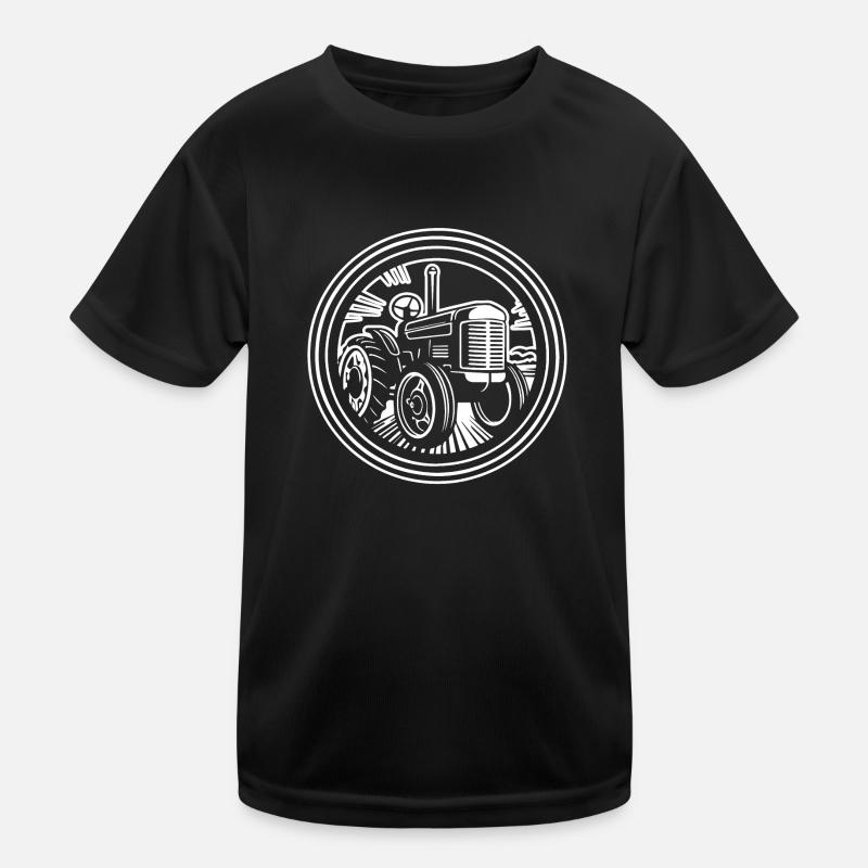 Traktor Kinder Funktions-T-Shirt