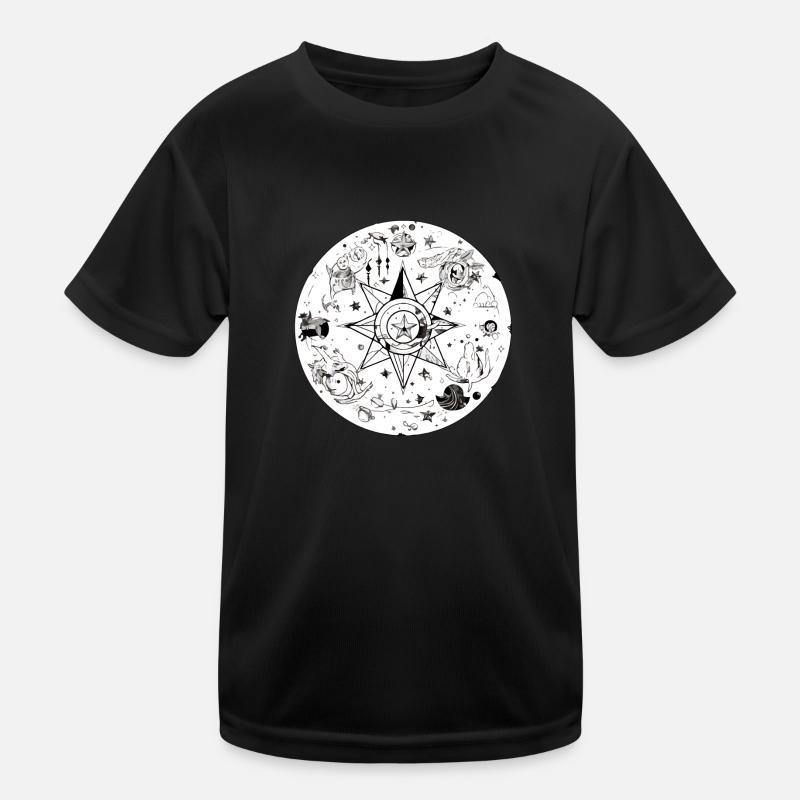 Abstract Star Kids Functional T-Shirt