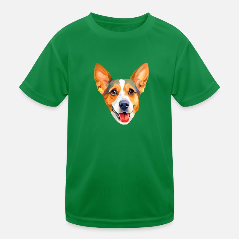 Hund Kinder Funktions-T-Shirt