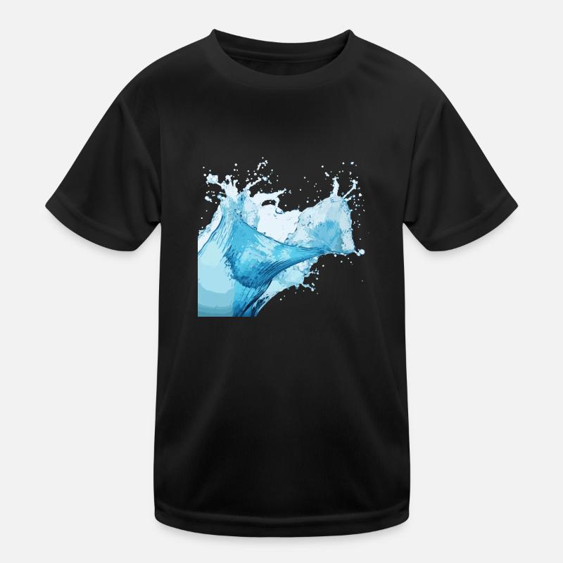 Water splashes! Kids Functional T-Shirt