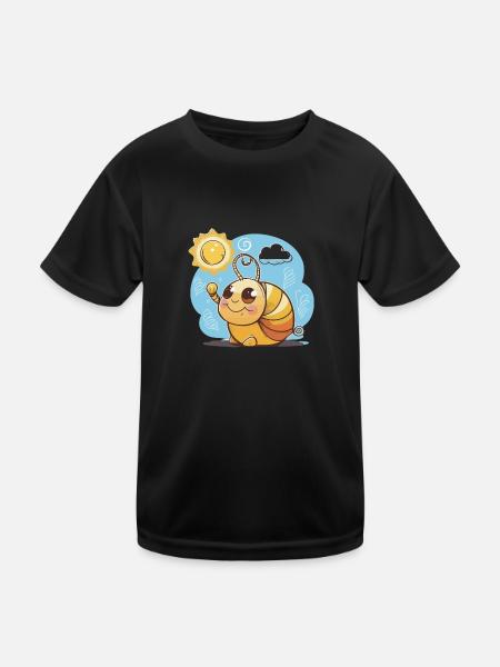 Slowing it Down - Kids Functional T-Shirt - black - Front