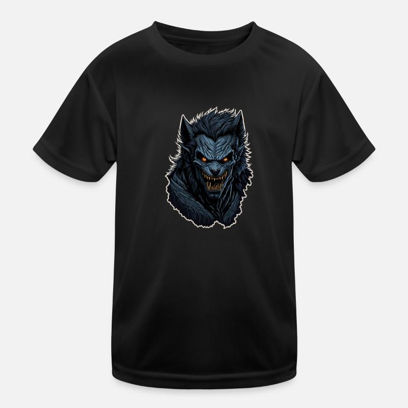 Werwolf Kinder Funktions-T-Shirt