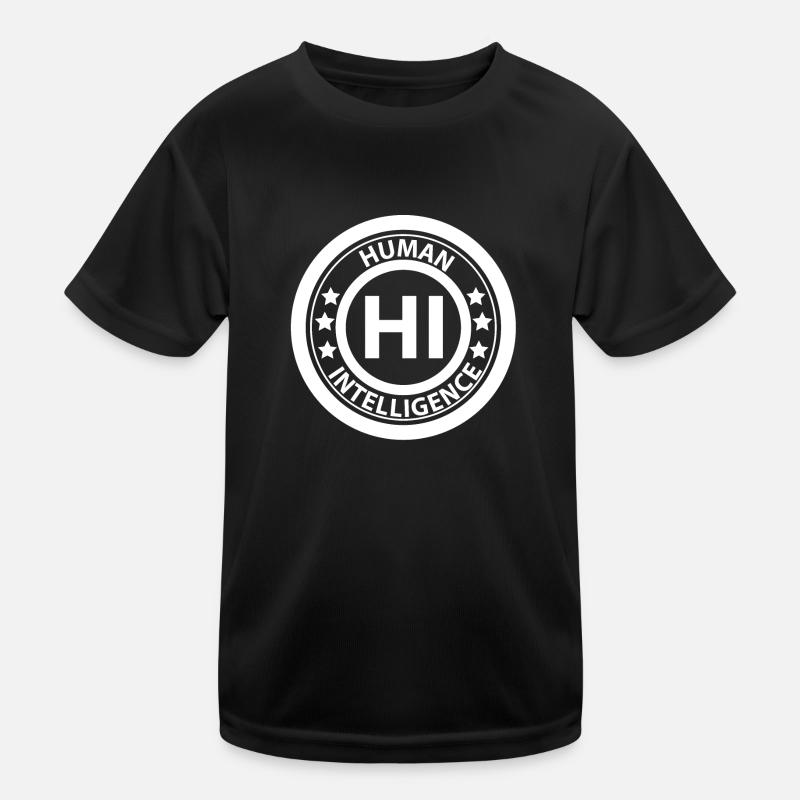 HI Human Intelligence Kinder Funktions-T-Shirt