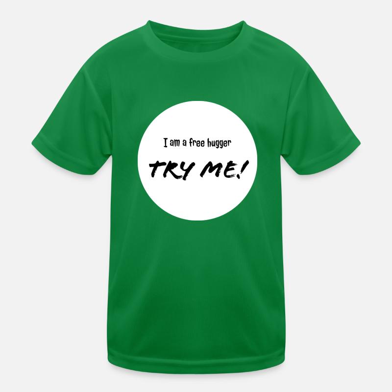 Free Hugger Kids Functional T-Shirt