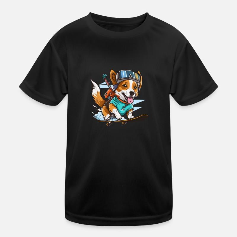 Paw-some poudres T-shirt sport Enfant