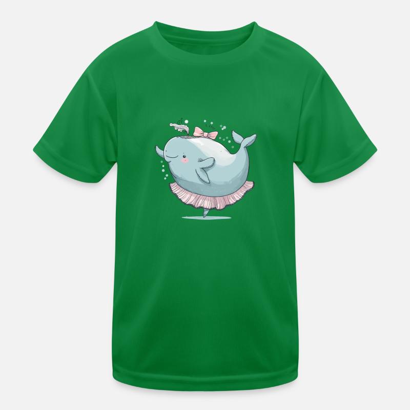 Whale Waltz Kids Functional T-Shirt