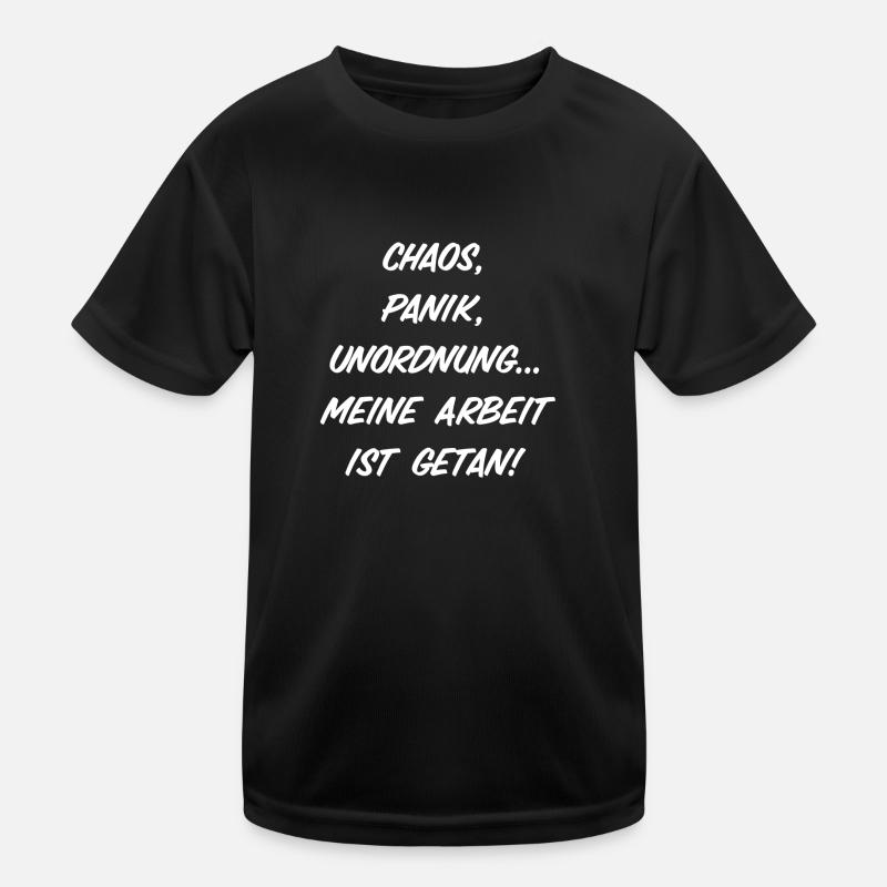 Chaos, Panik, Unordnung Kinder Funktions-T-Shirt