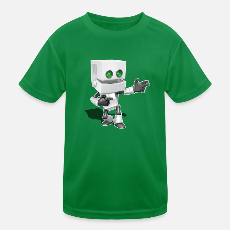 Chibi Robot Kids Functional T-Shirt