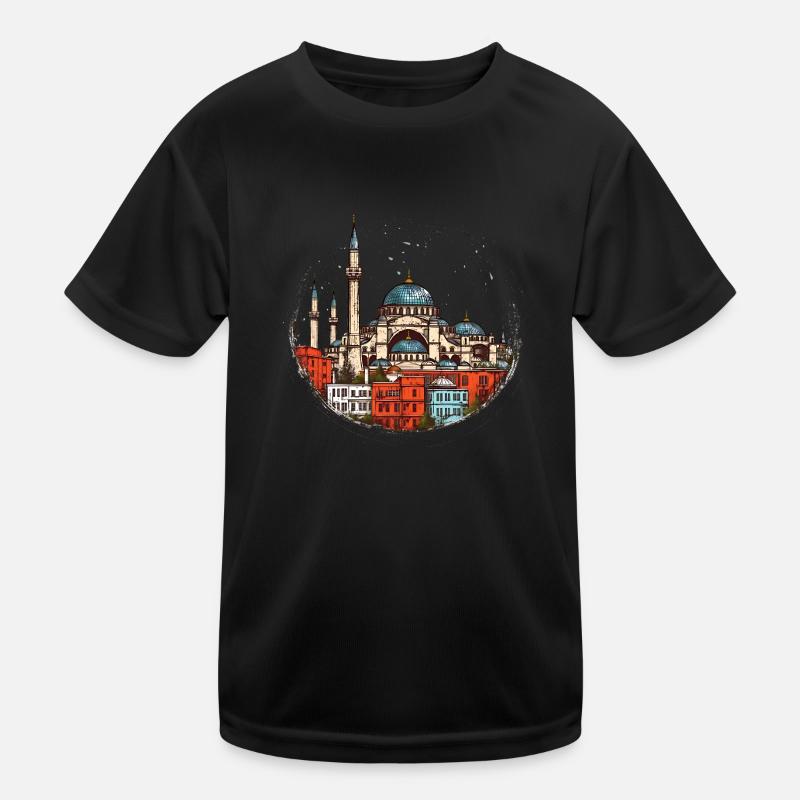 Istanbul has many sights Kids Functional T-Shirt