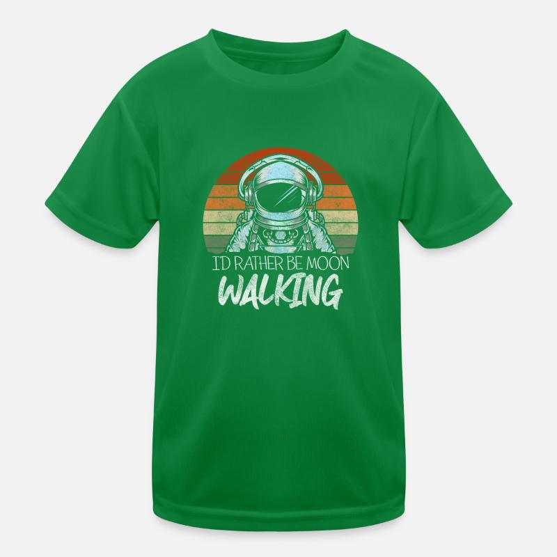 Space Planet Weightless Galaxy Kids Functional T-Shirt