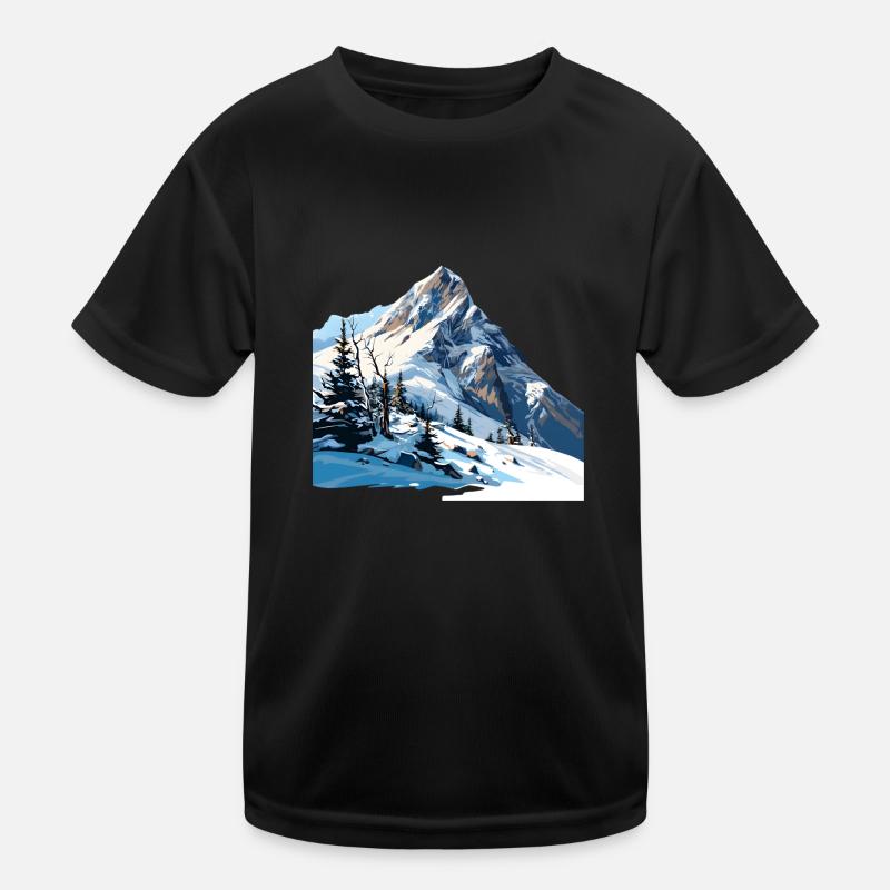 It's finally winter Kids Functional T-Shirt