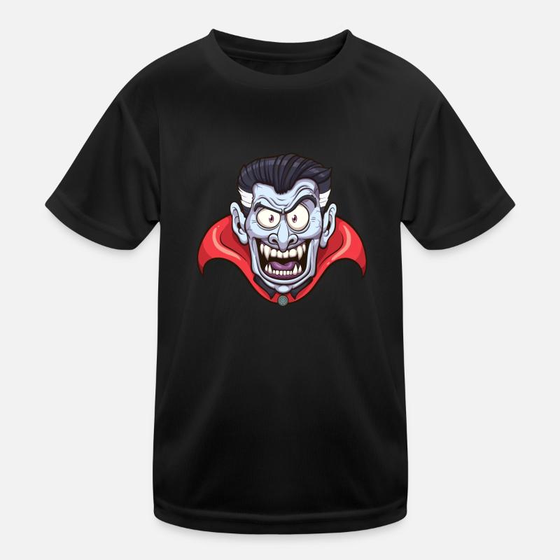 Vampire Face Kids Functional T-Shirt