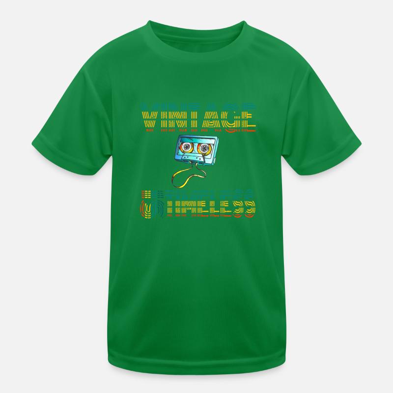 vintage is time less T-shirt sport Enfant