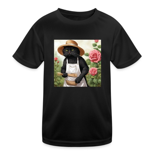 Gartenkater - Kinder Funktions-T-Shirt