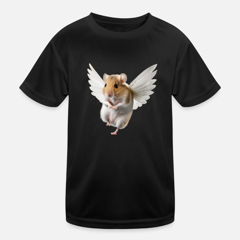 Winged hamster Kids Functional T-Shirt