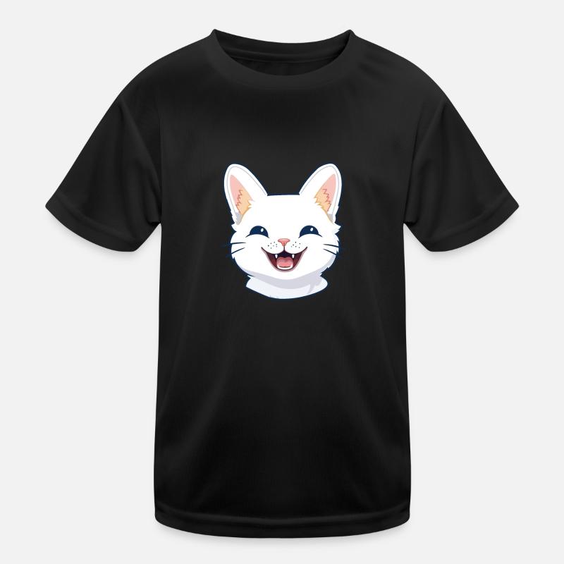 Illustration d’aquarelle de bande dessinée de chat égéen T-shirt sport Enfant