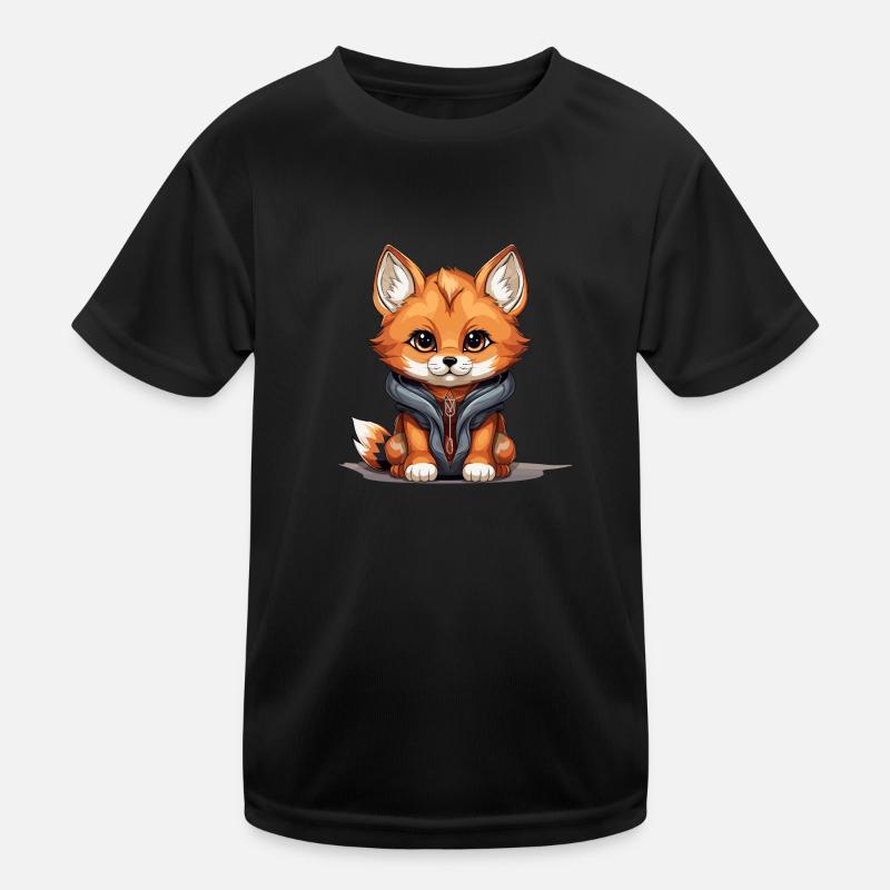Fox - Kawaii Style Kids Functional T-Shirt