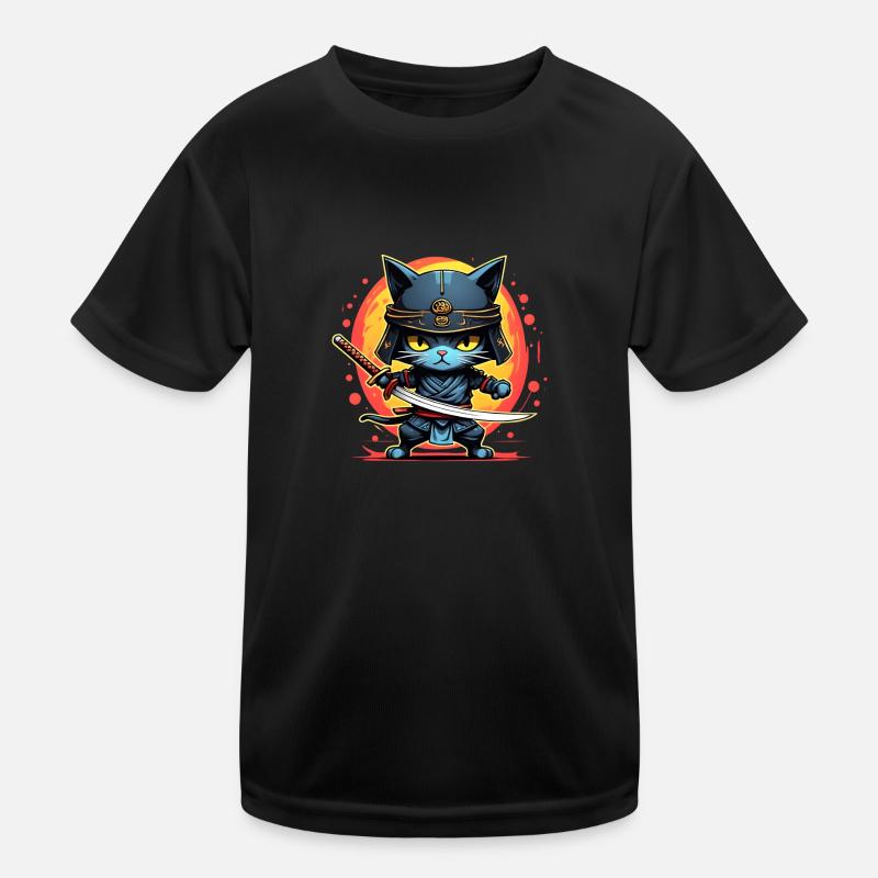 Ninja cat #2 T-shirt sport Enfant