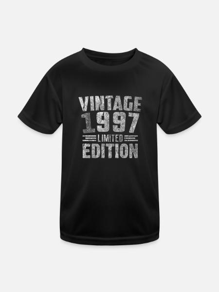 Millésime 1997 Édition Limitée - T-shirt sport Enfant - noir - Devant