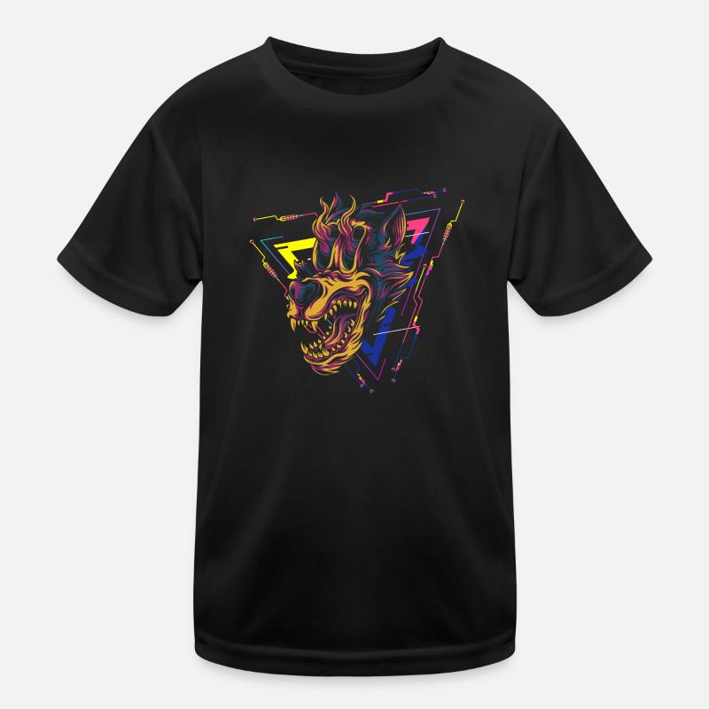 Cyberpunk Android Anime Kinder Funktions-T-Shirt
