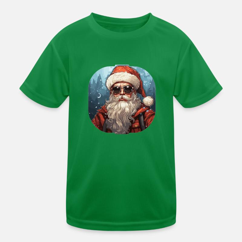 Weihnachtsmann - Illustration Kinder Funktions-T-Shirt