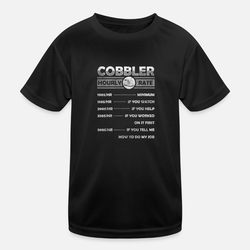 Shoemaker Craftsman Sole Kids Functional T-Shirt