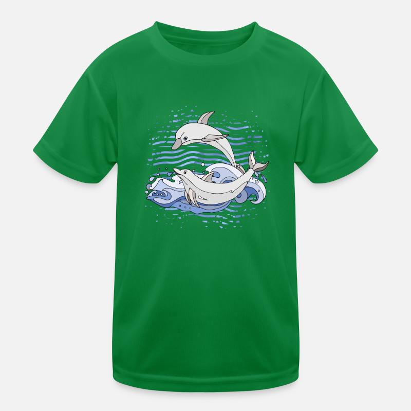 Dolphins Kids Functional T-Shirt