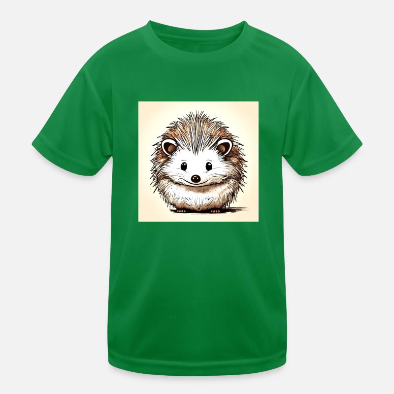 Niedlicher Igel Kinder Funktions-T-Shirt